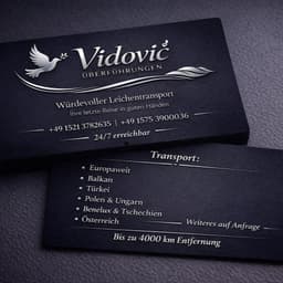 Vidovic Überführungen - Würdevoller Leichentransport